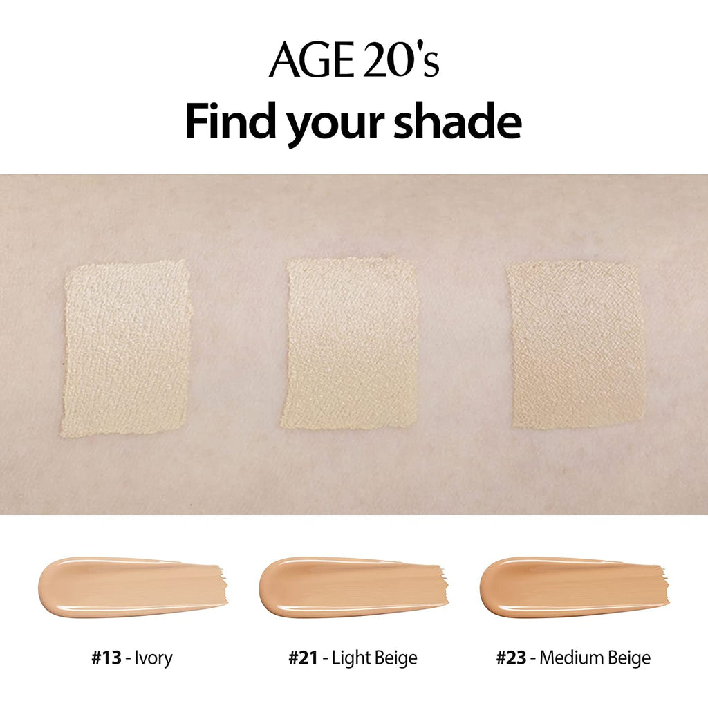AGE 20's Signature 3-Color Oil Control Air Cushion Foundation With Refill T1968