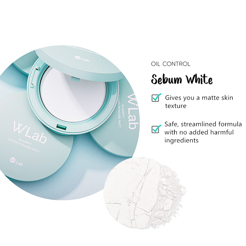 W.Lab W-Airfit Cover Pressed Powder Pact T2890