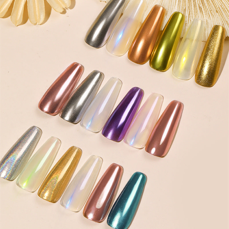 KaSi 7ml Three-Color Aurora Mirror Nail Powder T2650