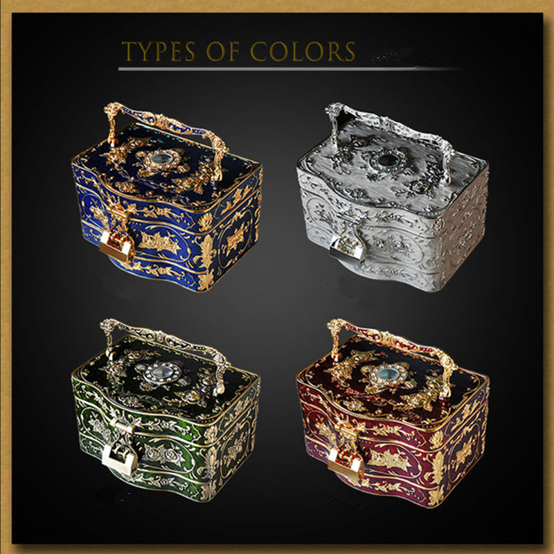 Wasjoye Luxurious European Princess Handmade Jewelry Box T3234