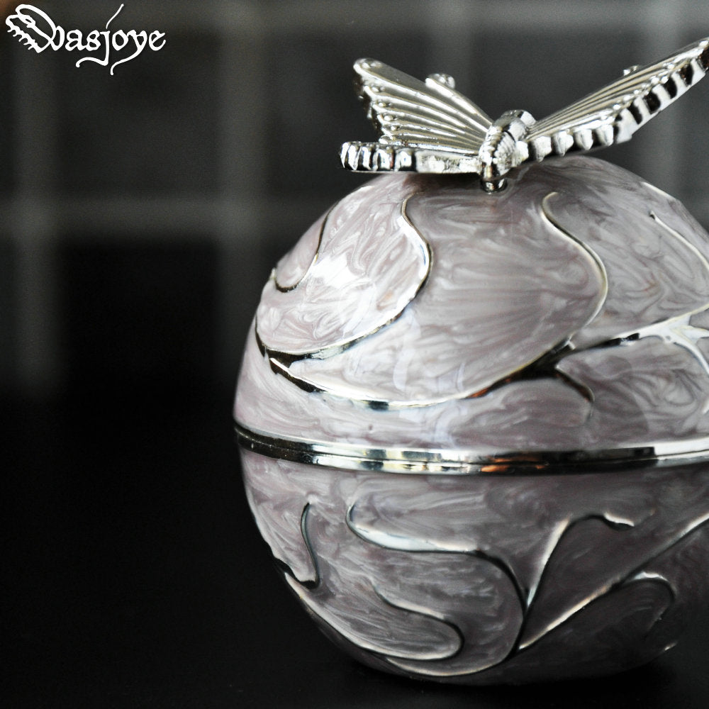 Wasjoye Butterfly Retro European Princess Handmade Jewelry Box T3226