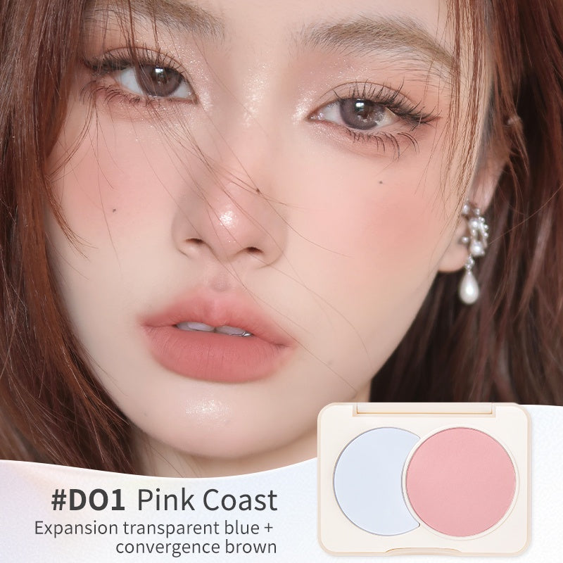 JUDYDOLL Two-Color Makeup Blusher Palette T2847