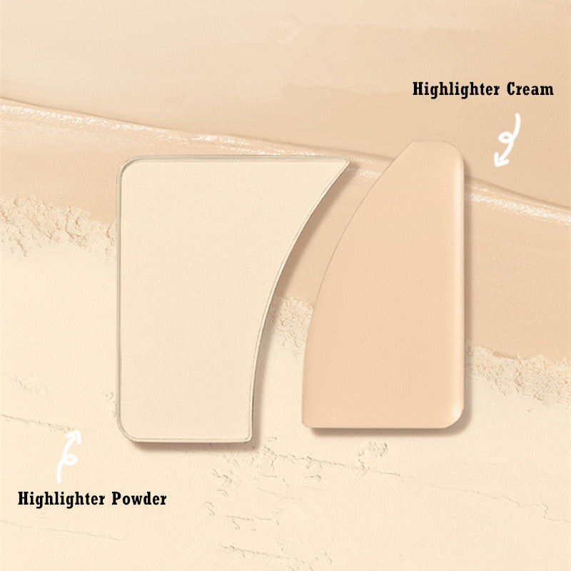 JUDYDOLL Two-Shade Matte Highlighter Palette T3131