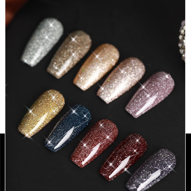 KaSi 15ml Healthy Diamond Glitter Gel Polish for Buddy T2351
