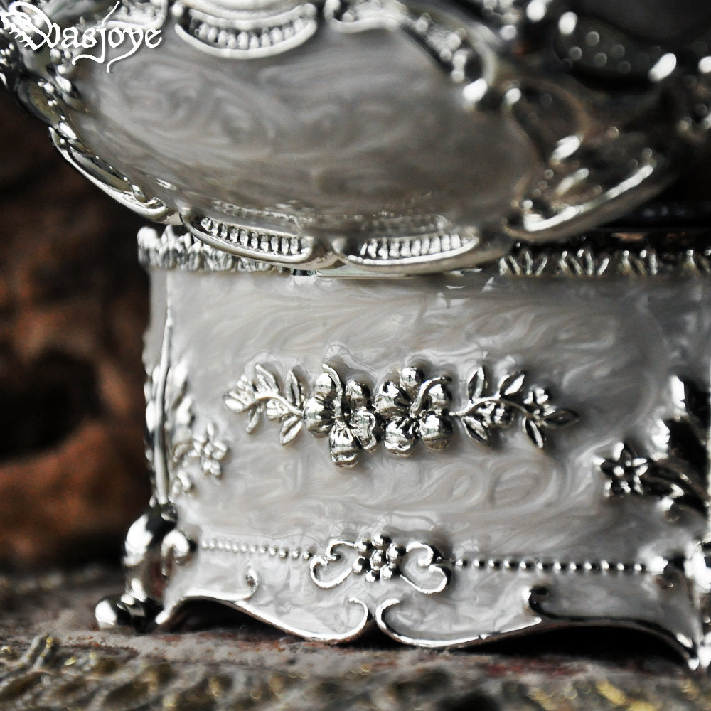Wasjoye Eden Fox Vintage European Princess Handmade Jewelry Box T3227