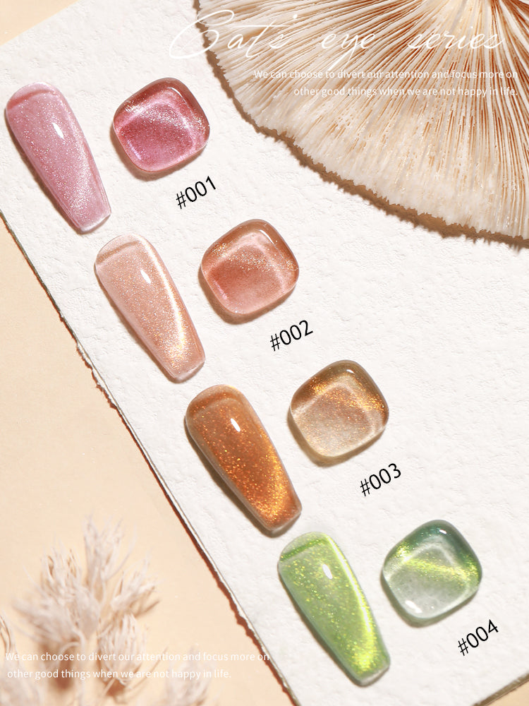 KaSi 15ml Healthy Holographic Fog Shadow Cat Eye Gel Polish T2989