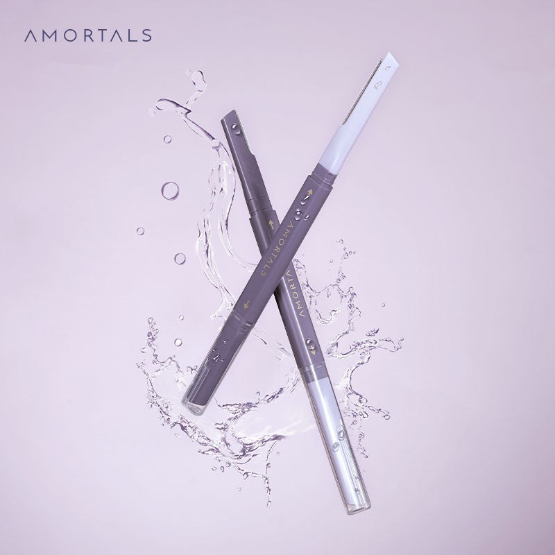 AMORTALS Øjenbrynstrimmer med dobbelt hoved, 2 stk. sæt T2870