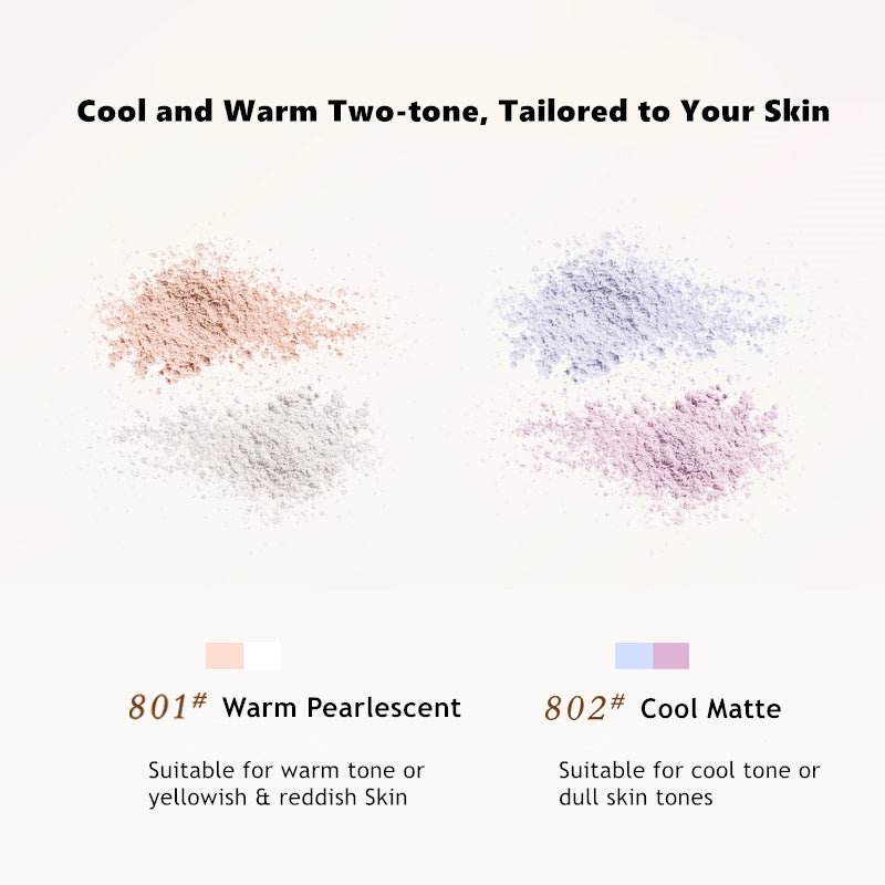 MAOGEPING Light Magic Radiant Two-color Setting Loose Powder T2992