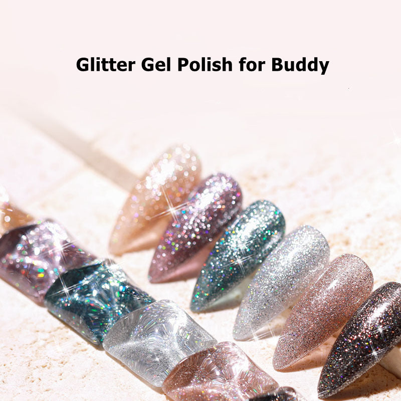KaSi 15ml Healthy Diamond Glitter Gel Polish for Buddy T2351