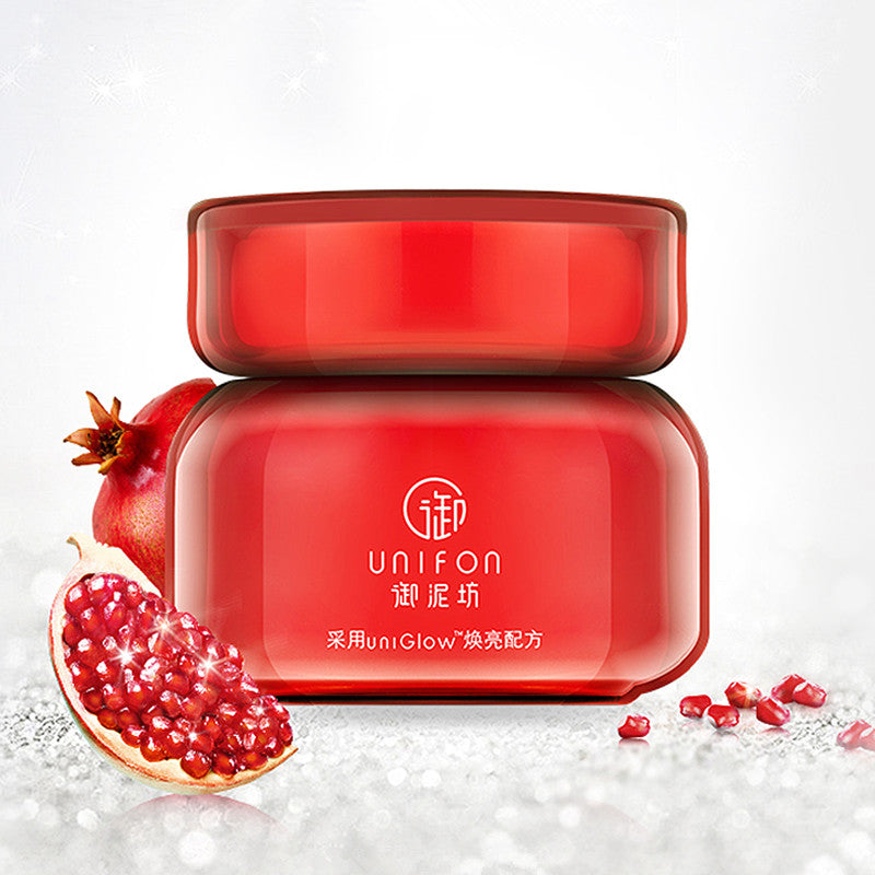 UNIFON 100g Red Pomegranate Brighten Sleeping Facial Mask Mud T2829