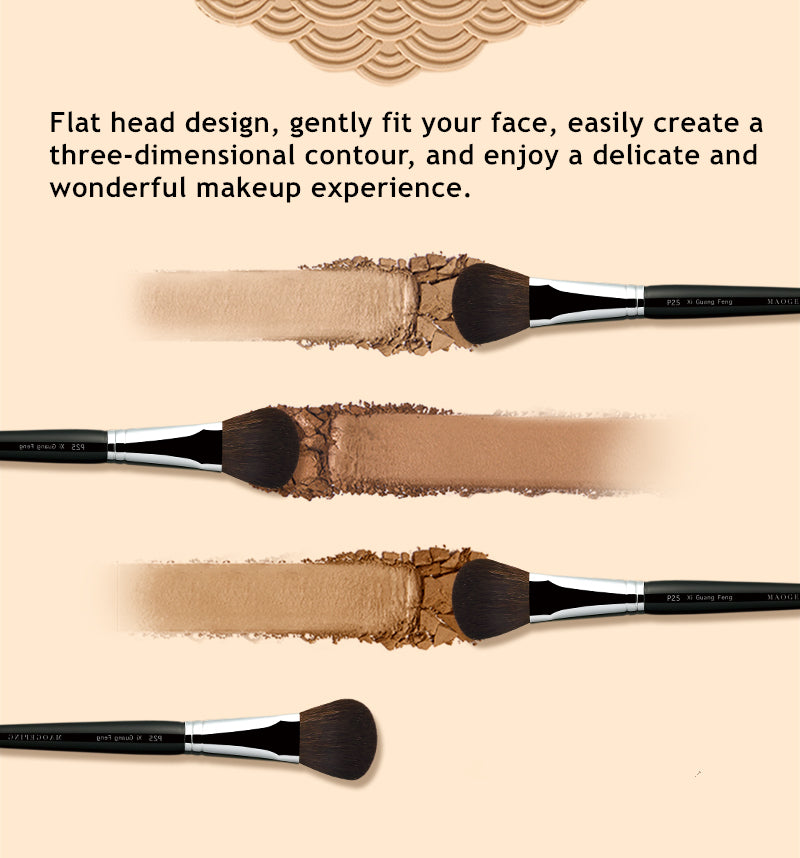 MAOGEPING 3D Light Shadow 3-color Contour Palette T2996