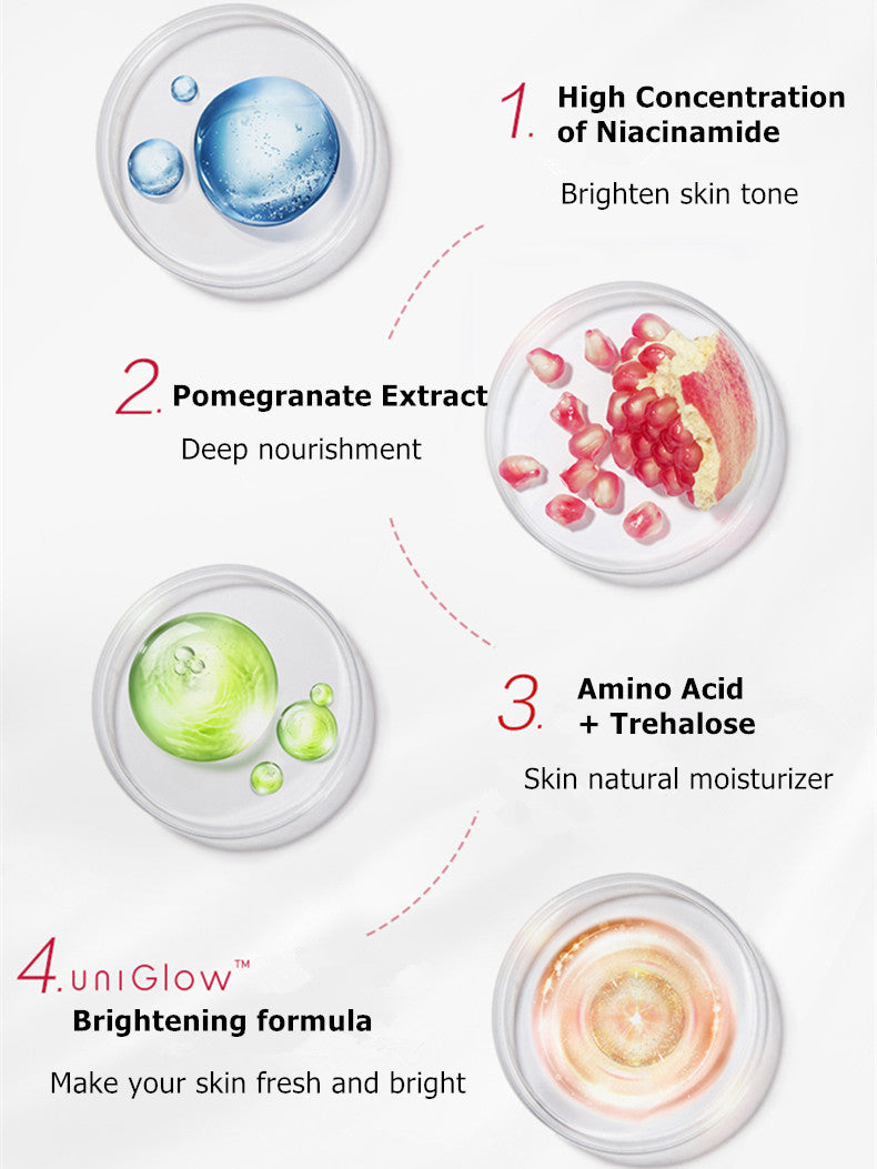 UNIFON 100g Red Pomegranate Brighten Mild Facial Cleanser T2845