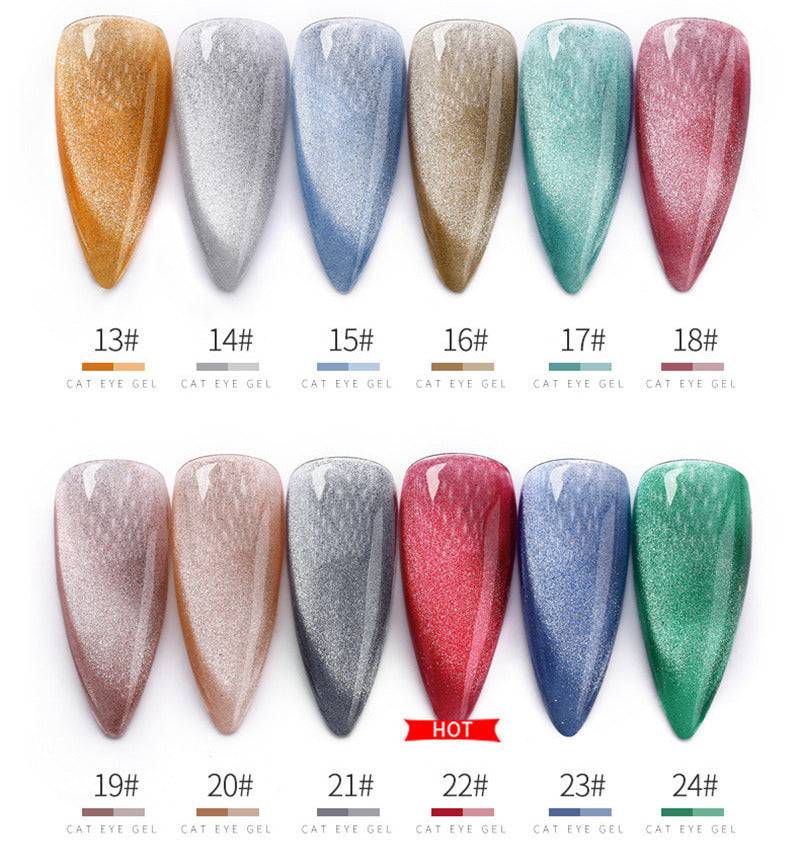 KaSi 15ml Healthy Crystal Cat Eye Gel Nail Polish T2357