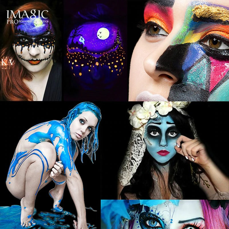 IMAGIC 12 Colors Flash Tattoo Face Body Paint T1911