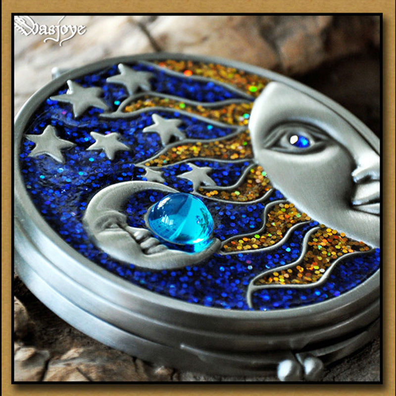 Wasjoye Bahamut Vintage Princess Handmade Portable Makeup Box T3231