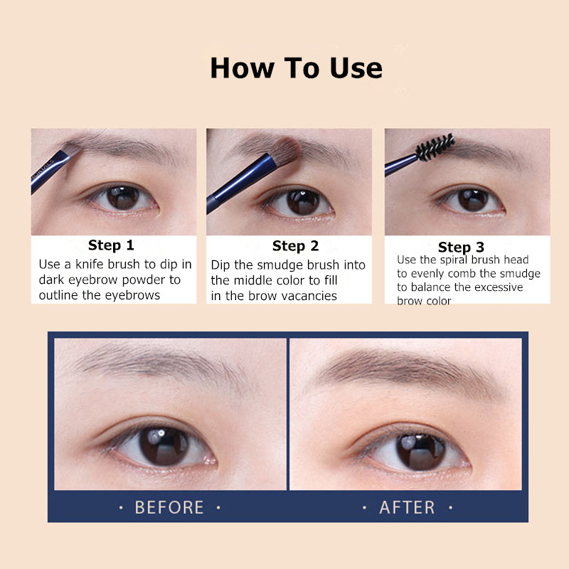 AMORTALS Mineral Waterproof Eyebrow Powder T2868