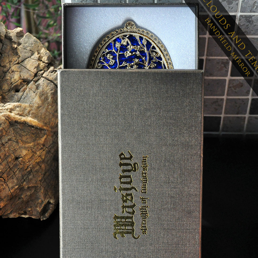 Wasjoye Retro European Seiko Handmade Hand Holding Mirror T3223