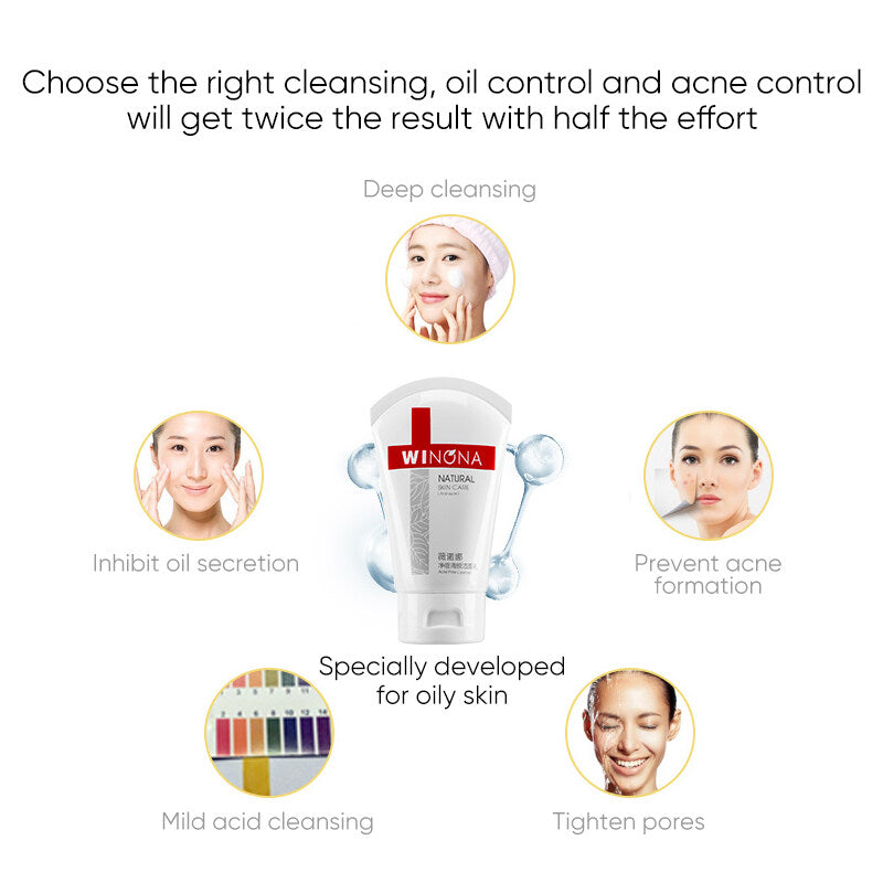 WINONA Anti-Acne Series Moisturizing Acne Free Facial Cleanser T2207