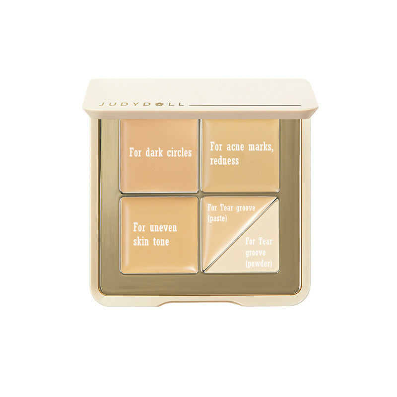 مجموعة خافي العيوب JUDYDOLL Leopard Cat Series بخمسة ألوان لتغطية كاملة T3145