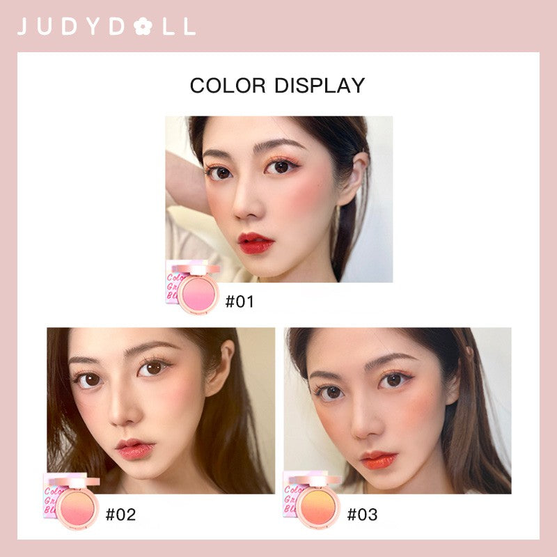 JUDYDOLL 4 nuancer farverig gradient rouge T2294