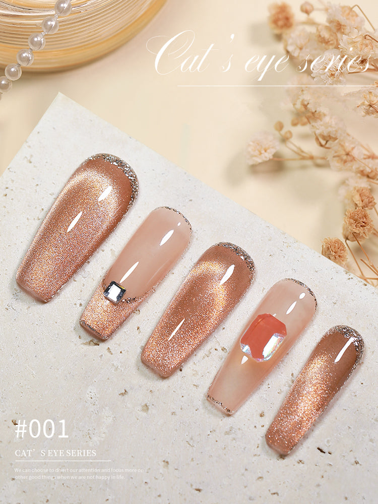 KaSi 15ml Healthy Holographic Fog Shadow Cat Eye Gel Polish T2989
