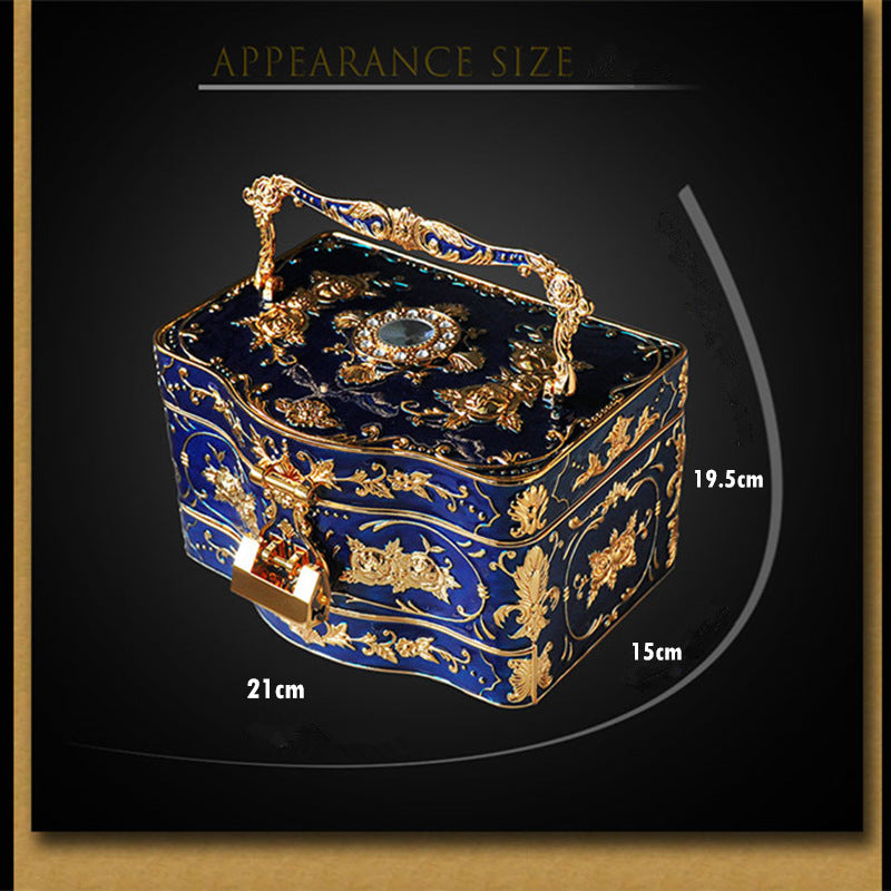 Wasjoye Luxurious European Princess Handmade Jewelry Box T3234