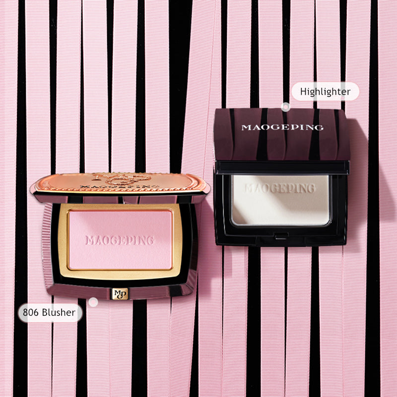 MAOGEPING Soft Yarn Magic Natural Long-lasting Makeup Blusher T2991