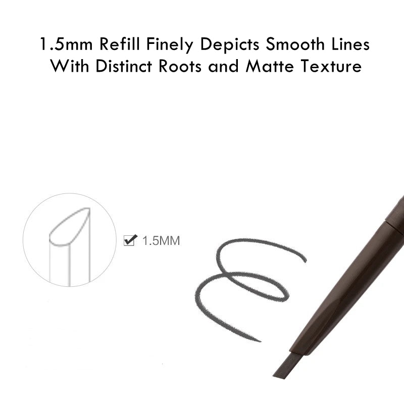 UNNY CLUB Double-head Auto-rotate Eyebrow Pencil T2460
