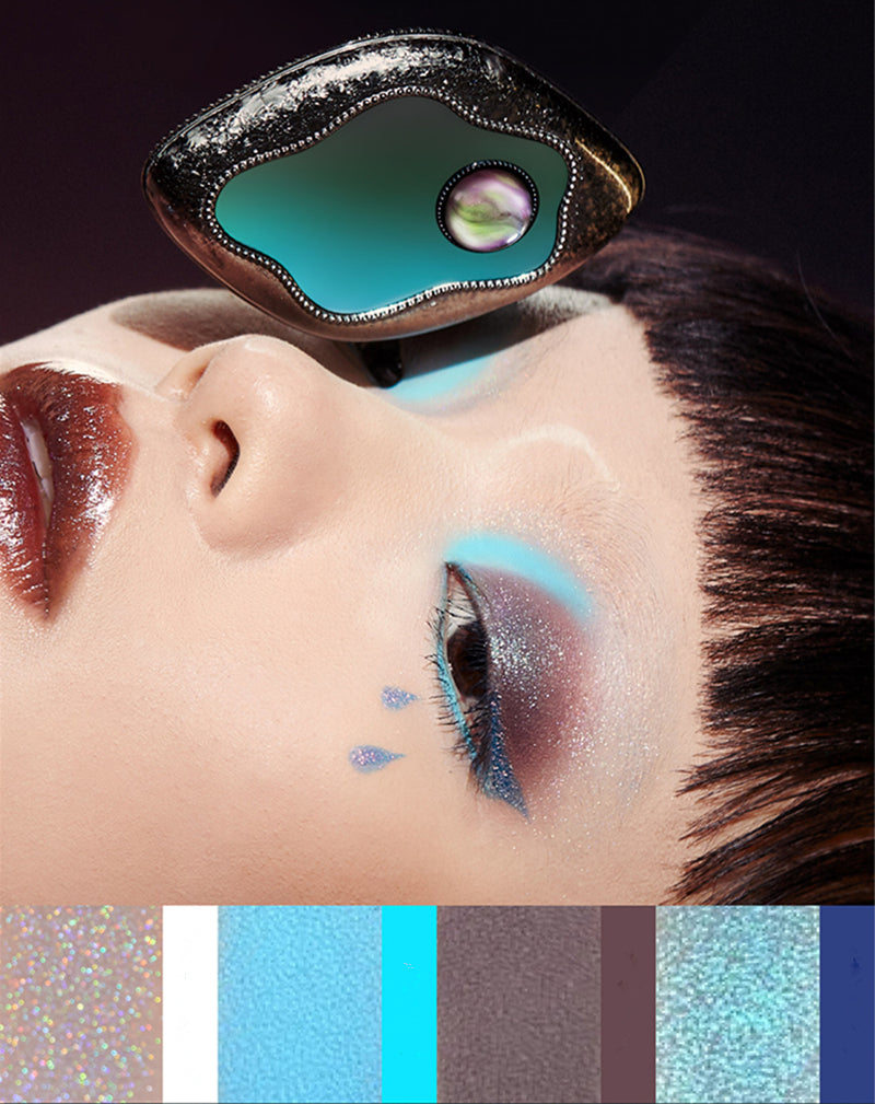 Girlcult SCI-FI MYTHOLOGY Series Holographic Eyeshadow Palette T3057