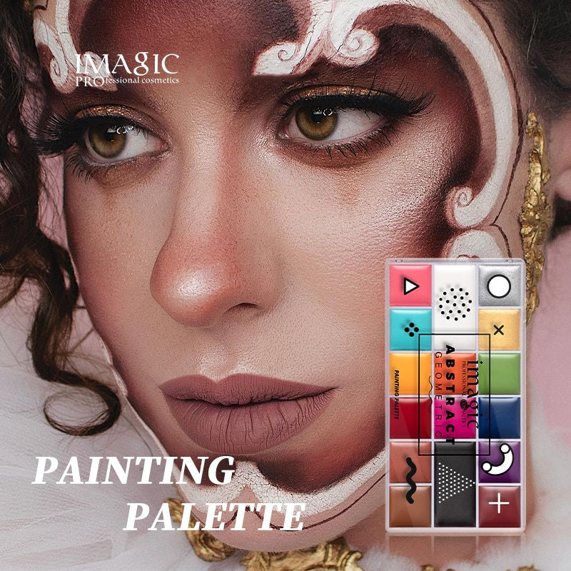 IMAGIC 16 Colors Flash Tattoo Face Body Paint T1912