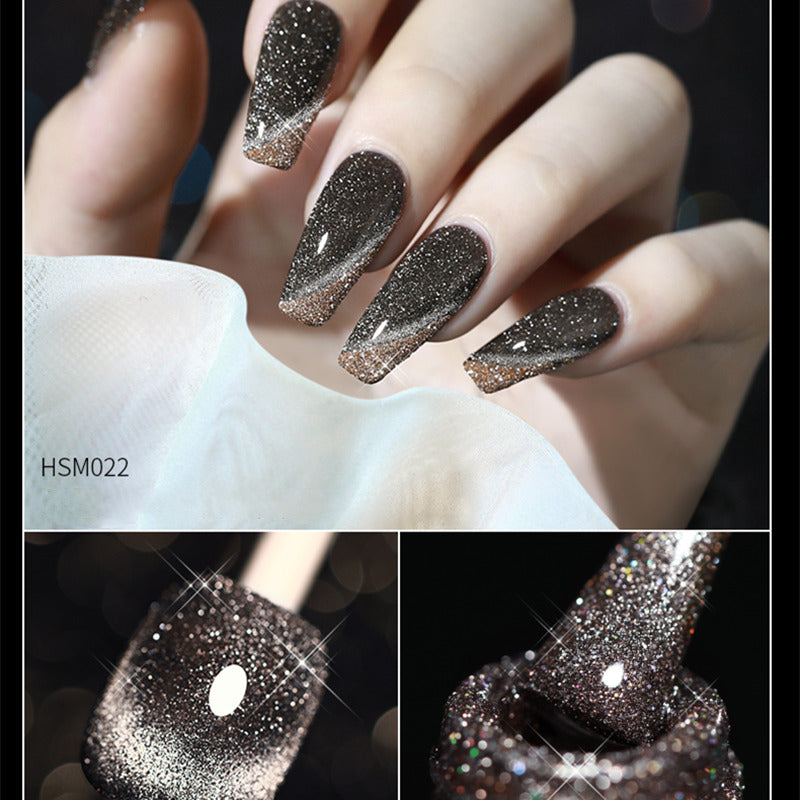 KaSi 15ml Healthy Galaxy Holographic Cat Eye Gel Polish T2631