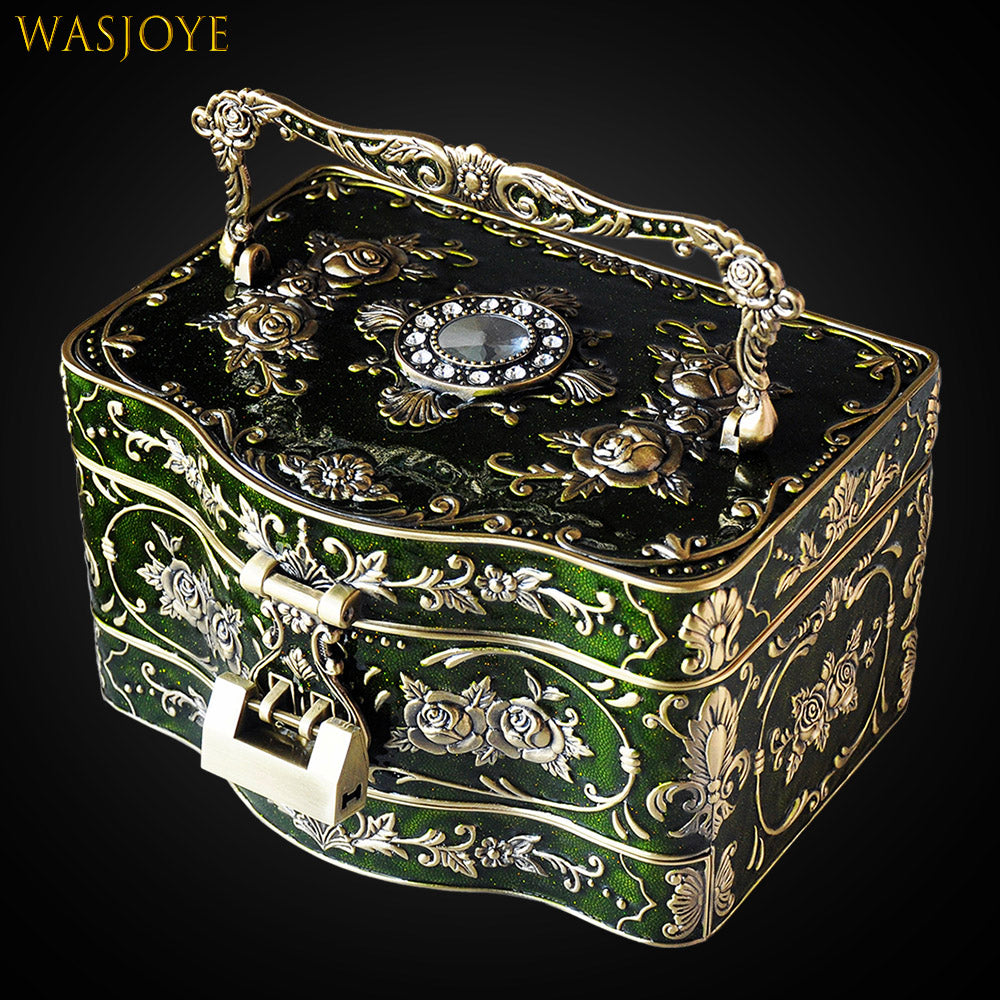 Wasjoye Luxurious European Princess Handmade Jewelry Box T3234