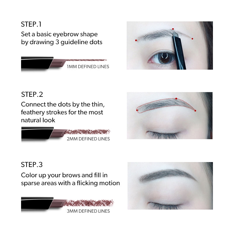 Perfect Diary Highly-Pigmented Hexagonal Eyebrow Pencil T2810