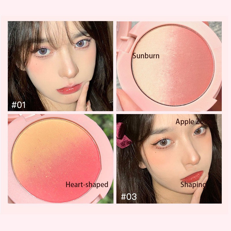 JUDYDOLL 4 nuancer farverig gradient rouge T2294