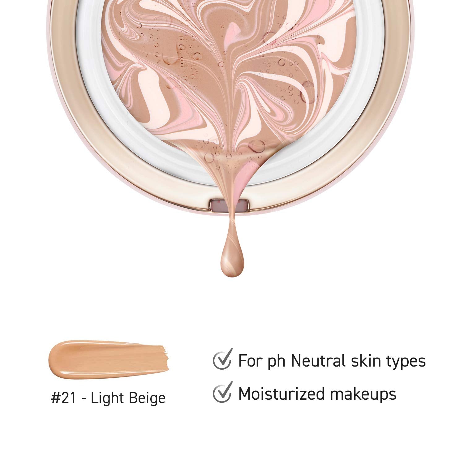 AGE 20's Signature 3-Color Moisturizing Air Cushion Foundation With Refill (Pink Box) T1969