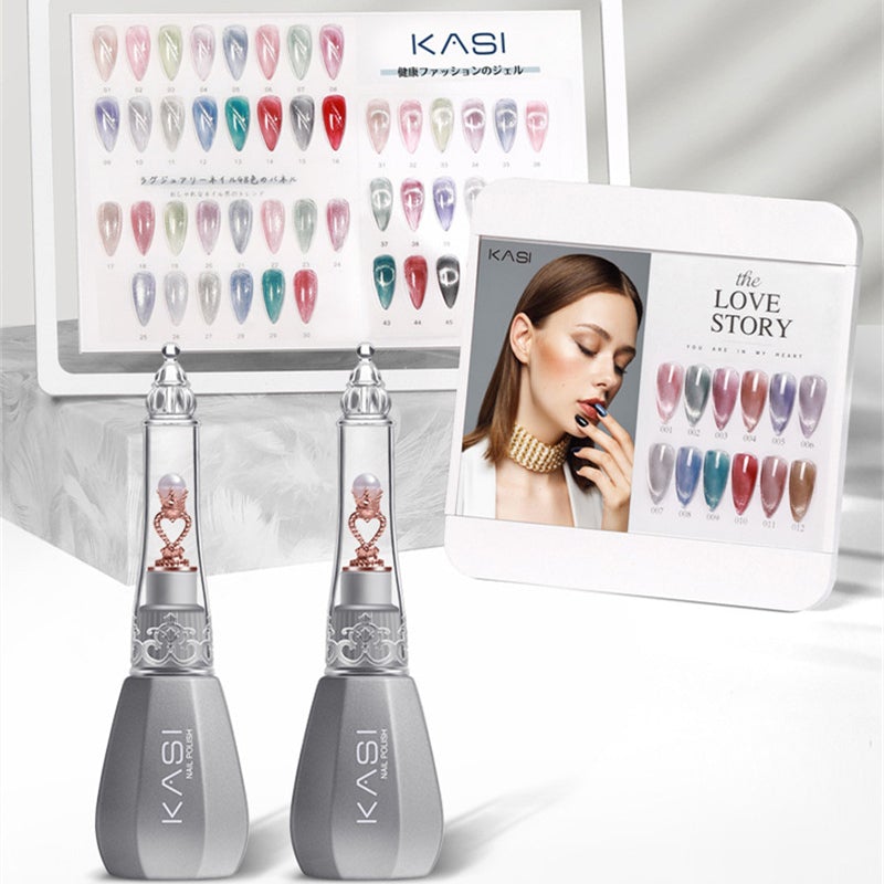 KaSi 15ml Healthy Crystal Cat Eye Gel Nail Polish T2357
