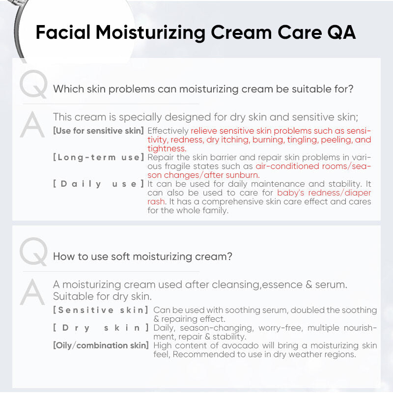WINONA Moisturizing Series Softening & Soothing Redness Face Cream T2193
