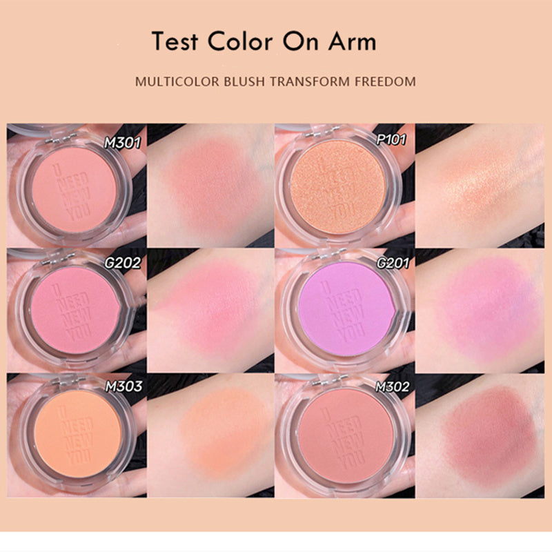 UNNY CLUB Satin Matte & Shimmer Makeup Blusher T2459