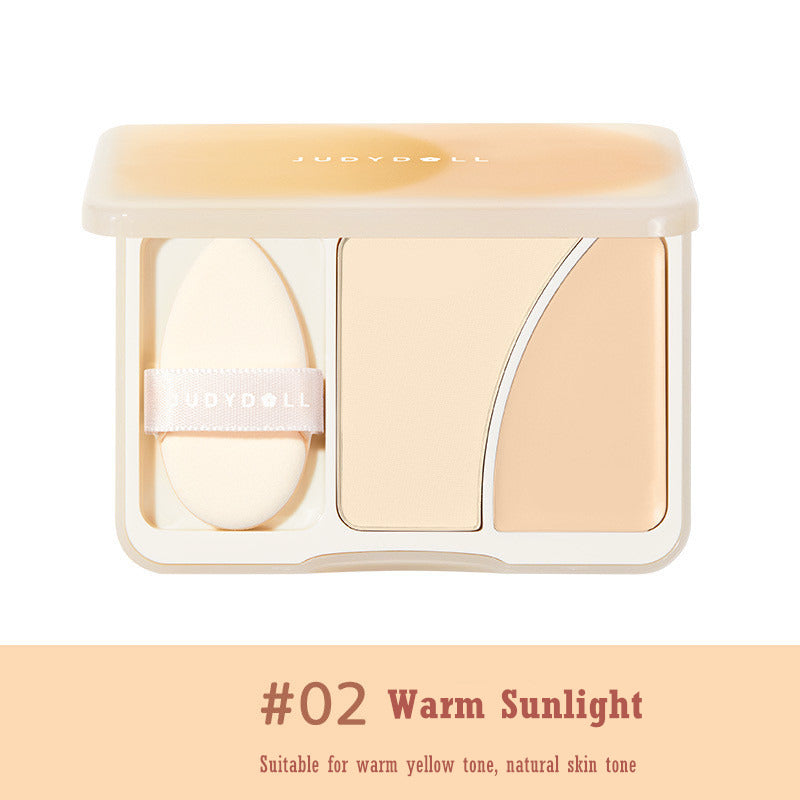 JUDYDOLL Two-Shade Matte Highlighter Palette T3131