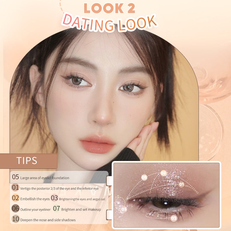 JUDYDOLL 10 Color All-In-One Makeup Eyeshadow Palette T2984