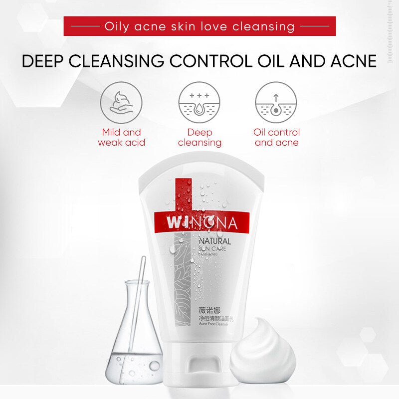 WINONA Anti-Acne Series Moisturizing Acne Free Facial Cleanser T2207