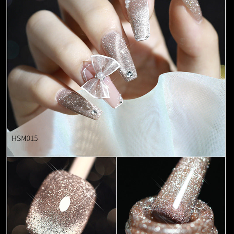KaSi 15ml Healthy Galaxy Holographic Cat Eye Gel Polish T2631