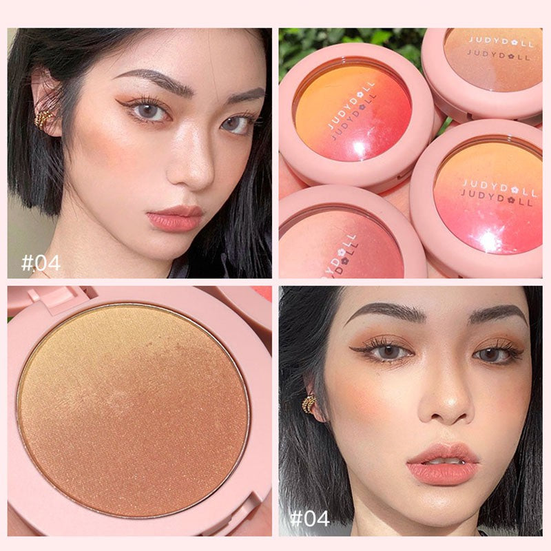 JUDYDOLL 4 Shades Colourful Gradient Blusher T2294