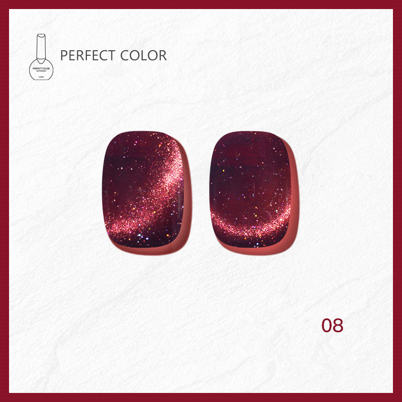 PERFECT COLOR 12ml Sunset Starry Series Cat Eye Gel Polish T3218