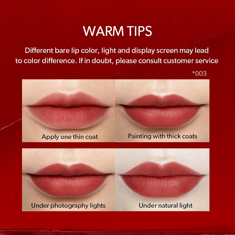 Perfect Diary ReadMe Weightless Velvet Matte Lip Gloss T2801