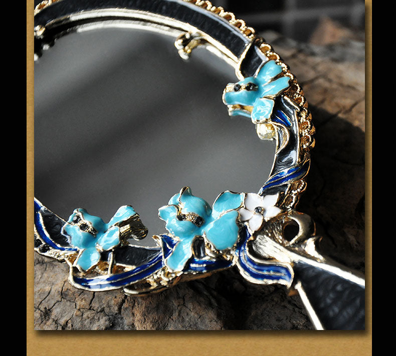 Wasjoye Retro European Seiko Handmade Hand Holding Mirror T3223