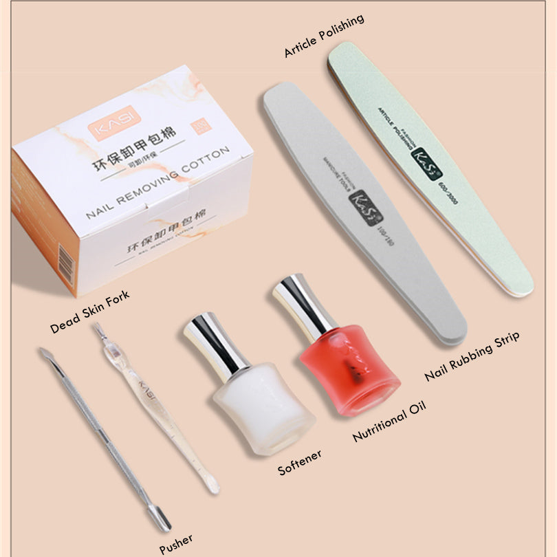 KaSi Eco-friendly Disposable Gel Polish Remover Wraps Pads & Tools T2640