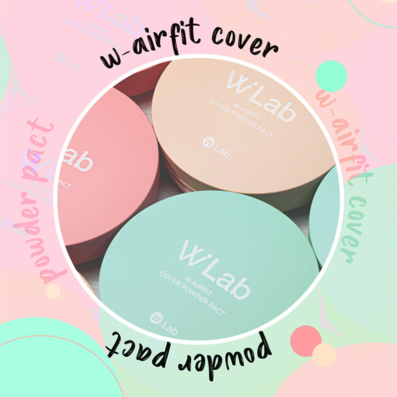 W.Lab W-Airfit Cover Pressed Powder Pact T2890