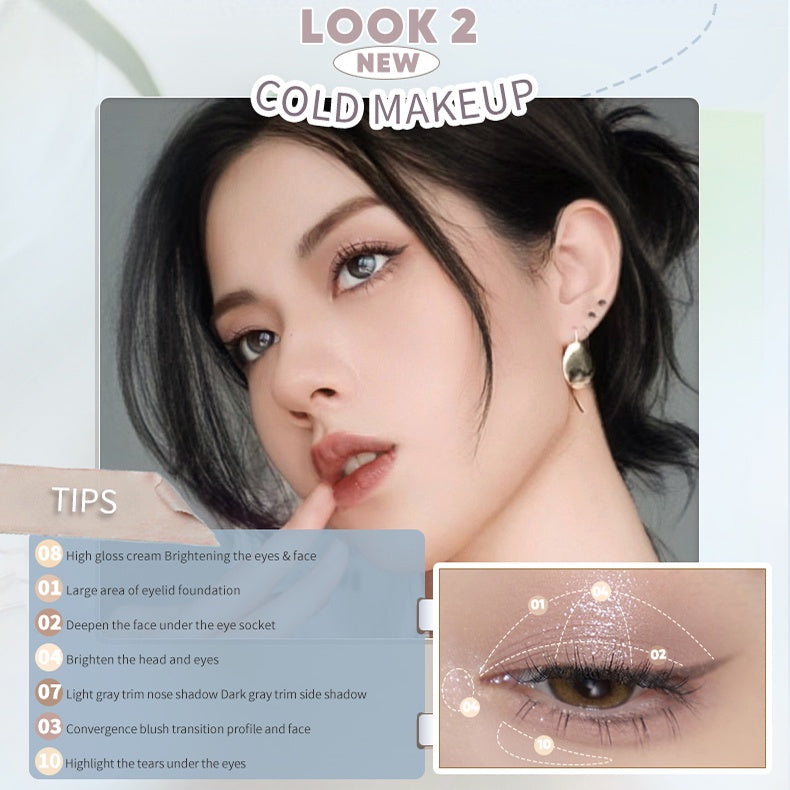 JUDYDOLL 10 Color All-In-One Makeup Eyeshadow Palette T2984