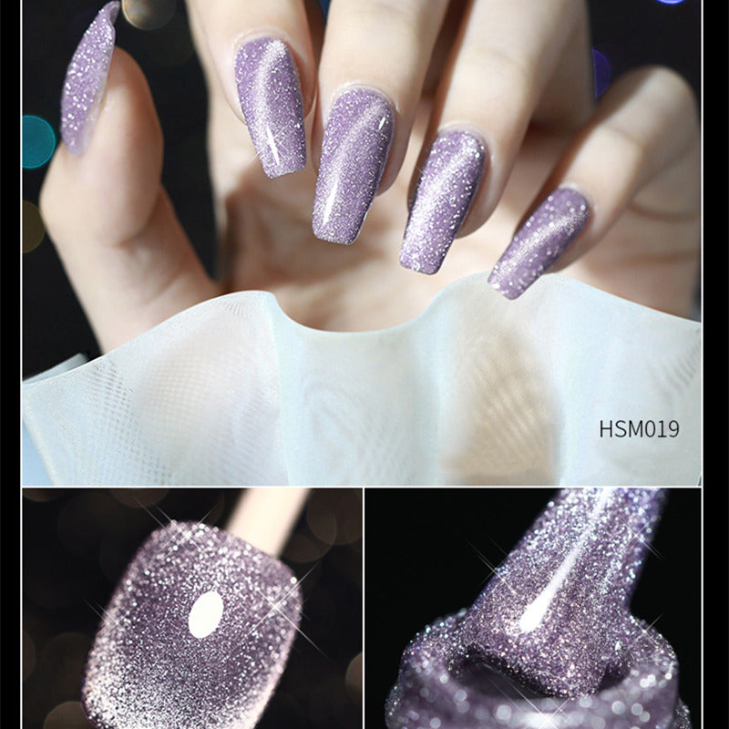 KaSi 15ml Healthy Galaxy Holographic Cat Eye Gel Polish T2631